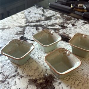 Casafina Set of Four Square Ceramic Dishes